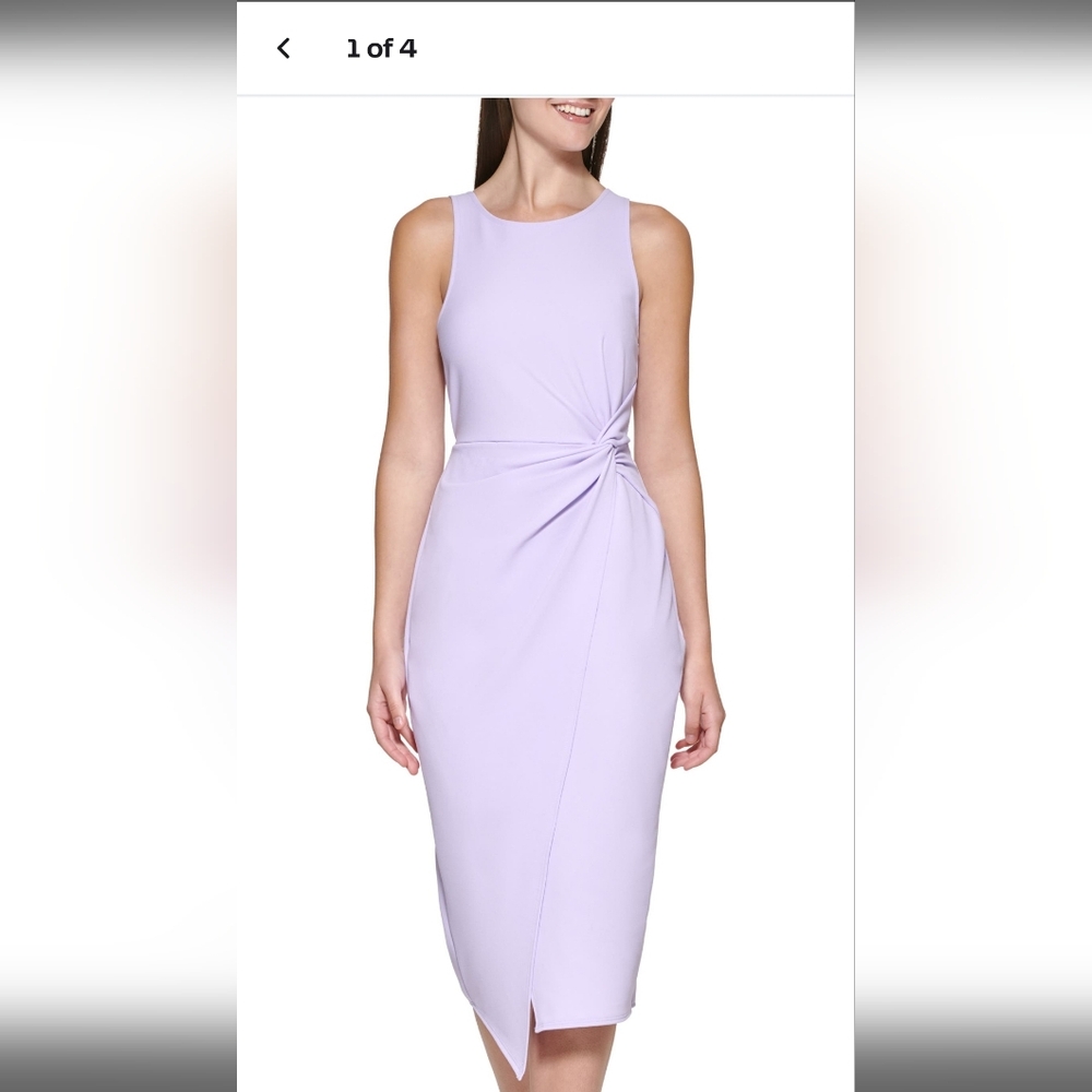 Guess Lavender Midi Dress